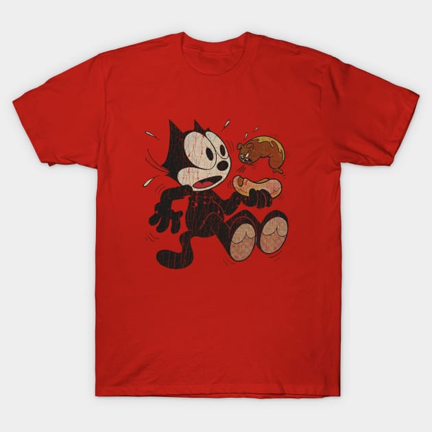 FELIX THE CAT HOT DOG T-Shirt by asmokian